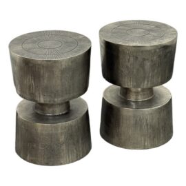 Moe's Home Victor Side Tables/Stools, Pair. Original Price: $1,330