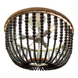 Uolfin Modern Farmhouse Beaded Chandelier. Original Price: $160