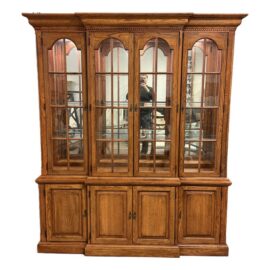 Bob Timberlake for Lexington Furniture Mallard Two Piece Breakfront China Cabinet. Original Price: $4,000