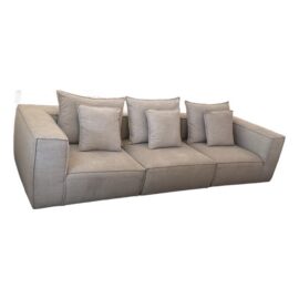 Arhaus Motion Collection Coburn Sofa, Nomad Stone. Original Price: $9,000