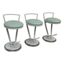 Postmodern Jetson Counter Stools, Set of Three