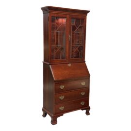 Vintage Jasper Cabinet Co. Secretary Desk + Hutch. Estimate Price: $1,600