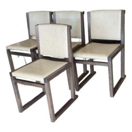 Antonio Citterio for Maxalto & B&B Italia Musa Dining Side Chairs, Set of Four. Original Price: $9,200
