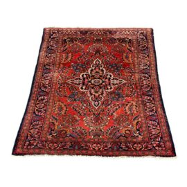 5ft 5in × 6ft 8in 1920's Turkish Hand-Knotted Area Rug