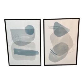 Calligaris Kuadro Geometric Prints, Set of Two. Estimated Cost: $500