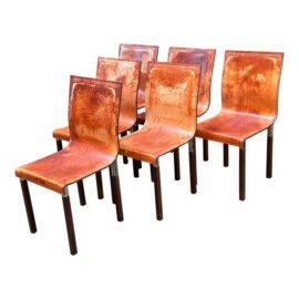 Zele Furniture Emile Dining Chairs, Set of Six. Original Price: $12,000