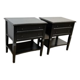 Shoppe Amber Interiors Hewes Nightstands, Pair. Original Price: $2,300