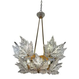 Lalique Champs-Élysées Two Tiered Chandelier. Estimate Price: $42,000