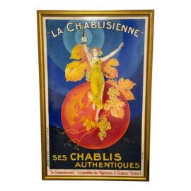 Henri Le Monnier “La Chablisienne” Poster, Framed
