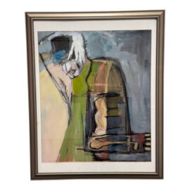 Vicki Dischler Pastel Painting, Framed