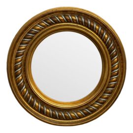 Windsor Art & Mirror Company Round Twist Wall Mirror, 20th Century