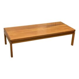 Danish Teak Wood Coffee Table, Mid 20th Century