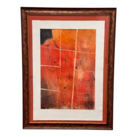 Abstract Mixed Media Artwork + Signed, Circa 2001