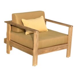 Williams-Sonoma Home Outdoor Teak Wood Lounge Chair. Original Price: $2,600