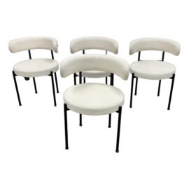 Omar De Biaggio for CB2 Inesse Dining Chairs, Set of Four. Original Price: $1,600