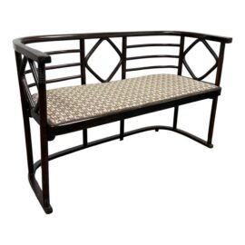 Josef Hoffmann Fledermaus Cabaret Settee, Circa 1905. Estimate Price: $13,060