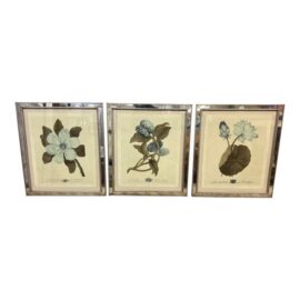Trowbridge Gallery Imperial Flowers Original Prints, Set of Three
