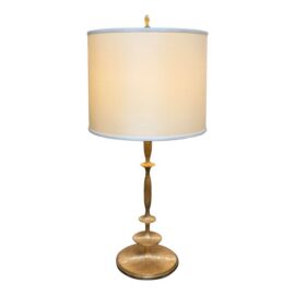 Barbara Barry for Visual Comfort Lotus Table Lamp, Gold. Original Price: $670