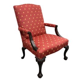 Sherrill Furniture Chippendale Style Claw Foot Armchair