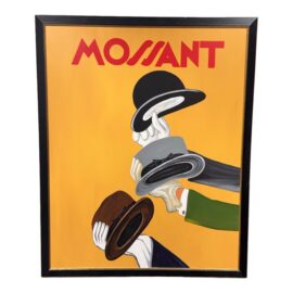 In the Style of Leonetto Cappiello "Mossant" French Poster Painting