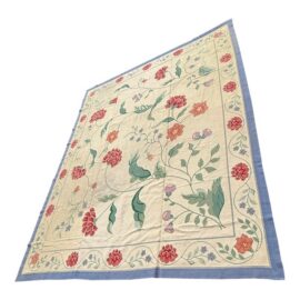 11ft 8in × 13ft 11in Starck Portuguese Petit-Point Area Rug. Estimate Price: $8,476