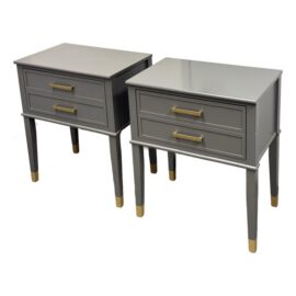 Ameriwood Home One Drawer Nightstands, Pair