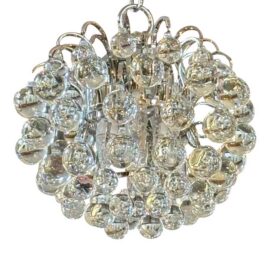 NEW Aerin for Visual Comfort Bellvale Pendant Light, Polished Nickel. Original Price: $1,700