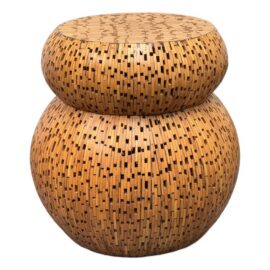 The Portland Furniture the Mushroom Teak End Table. Original Price: $375
