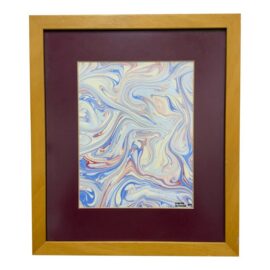 Stanton Rothouse Marbled Paper Framed Art