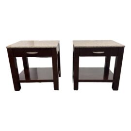 Bermanfalk Bespoke Nightstands, Pair