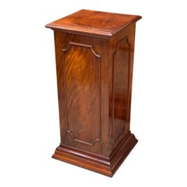 Georgian Inspired Figured Mahogany Pedestal