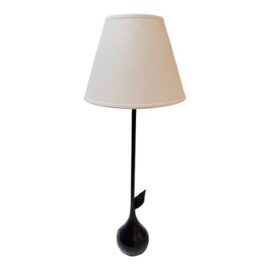 Cast Metal Pear Table Lamp