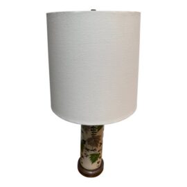Orlando Pottery Hand Painted Leaf Table Lamp