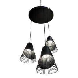Castor Design Conic Section Three Ellipse Pendants. Original Price: $2,000
