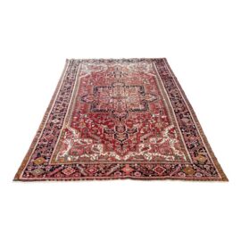 8ft 1in X 11ft Heriz Persian Area Rug