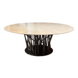 Ted Boerner Ultra Modern Dining Table, 77 Inches. Estimated Cost: $20,000