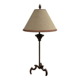 Rustic Wrought Iron Table Lamp