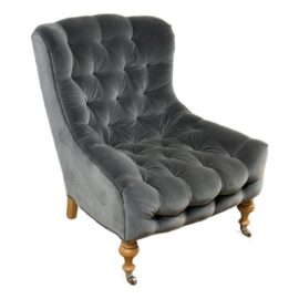 Lee Industries for Serena and Lily Bruno Velvet Tufted Chair. Original Price: $3,378