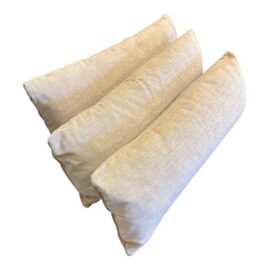 Bespoke Light Neutral Woven Accent Pillows, Set of Three