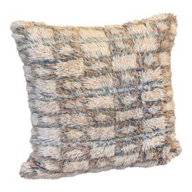 Moroccan Style Shag Accent Pillow