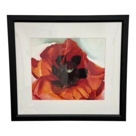 Georgia O’Keeffe "Poppy" Z Gallerie Custom Framed Print