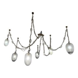 Noz Nozawa for Corbett Lighting Six Light Daith Chandelier. Original Price: $4,900