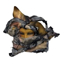 Dominique Caron Handmade Leather Art Mask