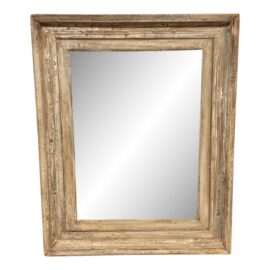 Rustic Pine Wood Wall Mirror