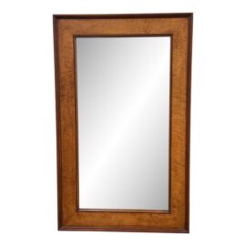 Traditional Two-Tone Wood Frame Wall Mirror