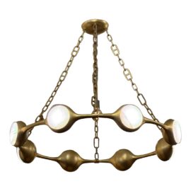 Noz Nozawa for Corbett Lighting Riviere Chandelier. Original Price: $4,400
