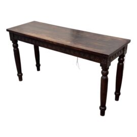 Carved Wood Console