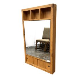 Bespoke Wood + Mirror Wall Cabinet