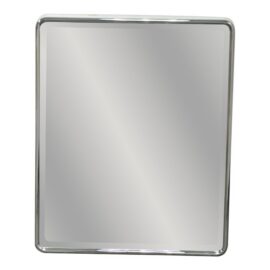 Pottery Barn Chrome Wall Mirror. Original Price: $400