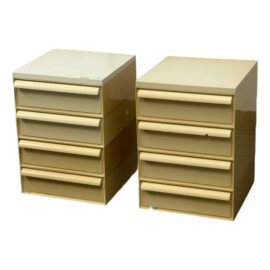 Simon Russel for Kartell Storage Units Circa 1960's, Pair